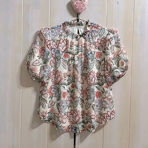 LOFT - Balloon Sleeve Top